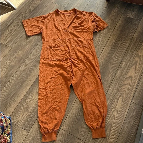 Natural Life Rust Cotton jumpsuit romper xs - Picture 4 of 6